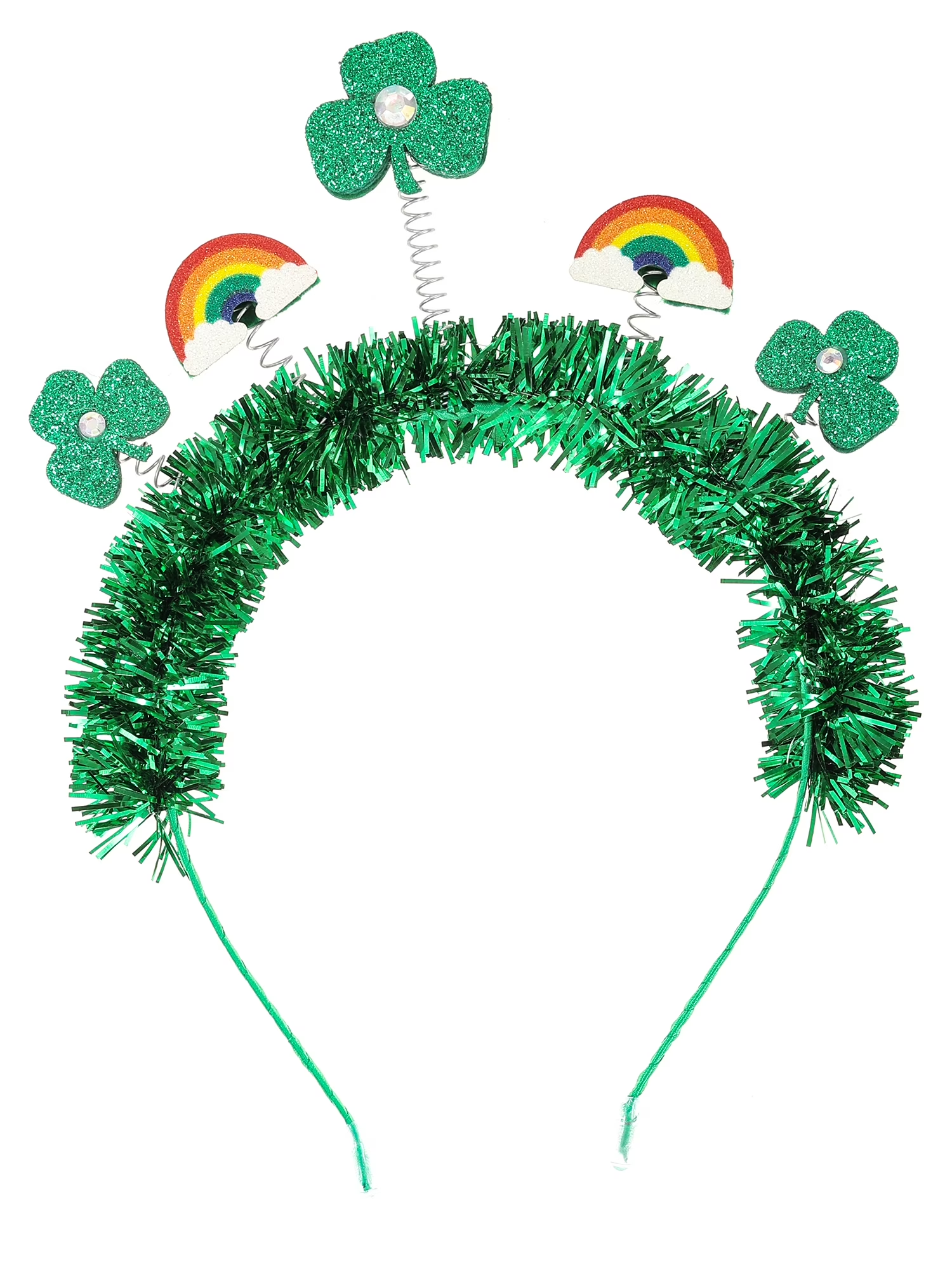 Way to Celebrate St. Patrick'S Day Shamrock Rainbow Head Bopper,1 Piece