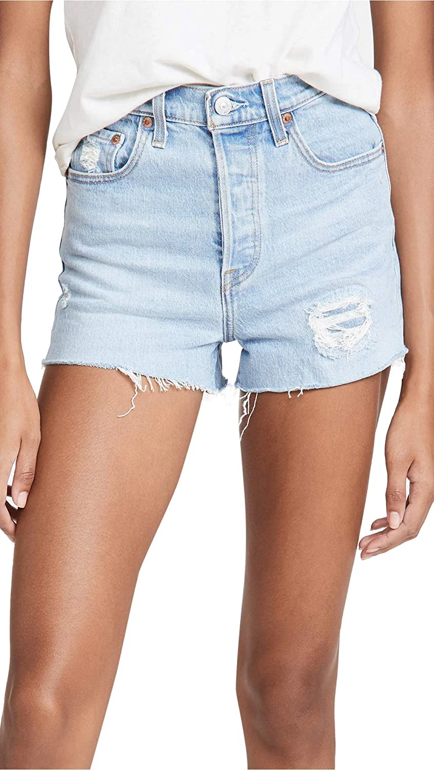 Levis Womens Ribcage Cutoff Shorts